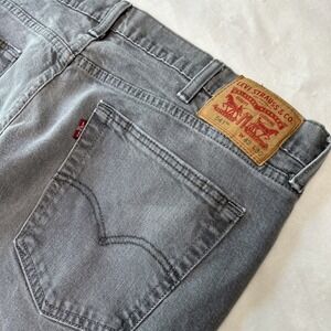 Levi's 541 Athletic Taper Jeans Men's 42x30 Gray Stretch Denim Casual Pants